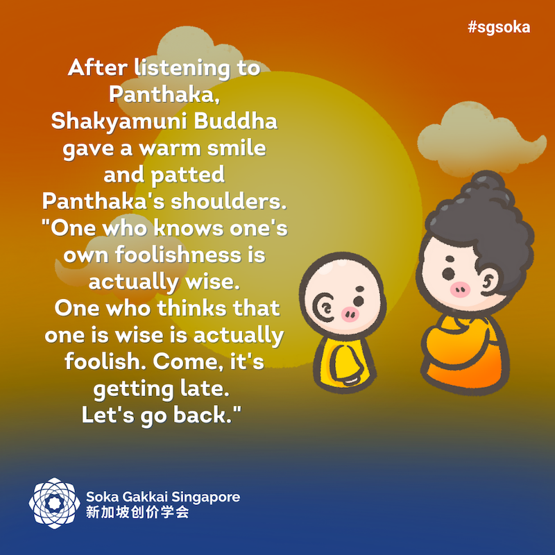 Panthaka the Forgetful Boy 9of16