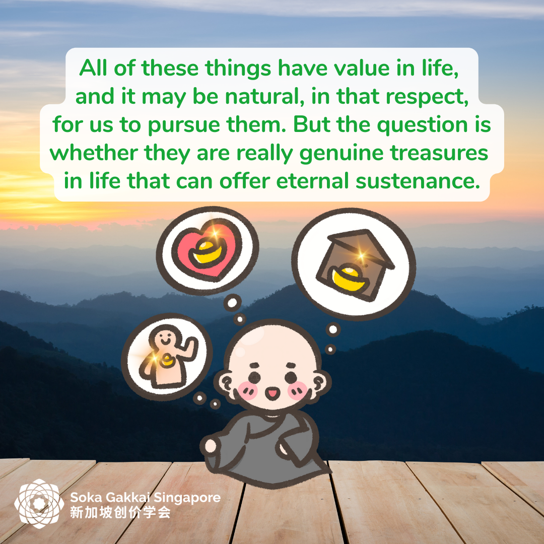 Transforming Sufferings of Birth and Death-E_7of10