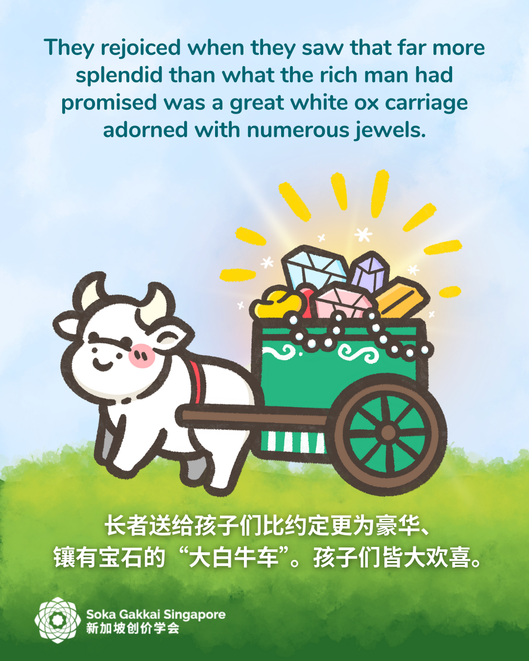 Buddhist Tale_Three Carts Burning House_5of8